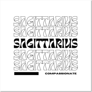 sagittarius tshirt design Posters and Art